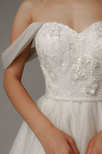Sparkly Wedding Dress Sylph view 12