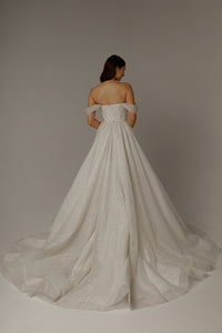 Sparkly Wedding Dress Sylph view 5