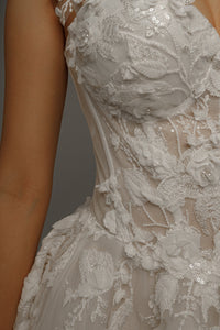 2 in 1 Wedding Dress Selkie with Detachable Skirt Sophia view 10