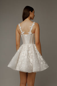 2 in 1 Wedding Dress Selkie with Detachable Skirt Sophia view 12