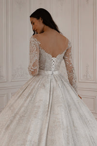 2 in 1 Wedding Dress Sabrina With Detachable Skirt Meryem view 5