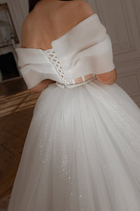 2 in 1 Wedding Dress Inali with Detachable Romanica Skirt view 8