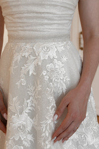 2 in 1 Wedding Dress Ebba With Detachable Divon Skirt view 3