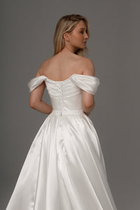2 in 1 Wedding Dress Fiorelia With Detachable Skirt view 7
