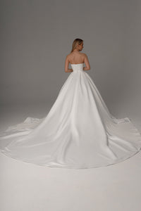 2 in 1 Wedding Dress With Detachable Skirt Protea view 3