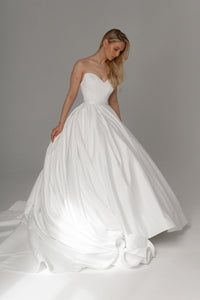 2 in 1 Wedding Dress With Detachable Skirt Protea view 5