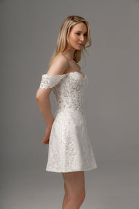 2 in 1 Wedding Dress Mitsis With Detachable Airis Skirt view 11