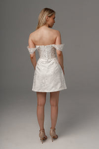 2 in 1 Wedding Dress Mitsis With Detachable Calista Skirt view 8