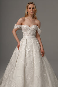 2 in 1 Wedding Dress Mitsis With Detachable Airis Skirt view 4