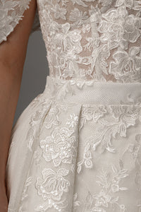 2 in 1 Wedding Dress Mitsis With Detachable Airis Skirt view 5