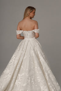 2 in 1 Wedding Dress Mitsis With Detachable Airis Skirt view 6