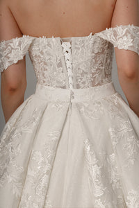 2 in 1 Wedding Dress Mitsis With Detachable Airis Skirt view 7