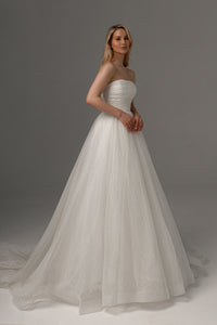 2 in 1 Wedding Dress Ebba With Detachable Kerstin Skirt view 3