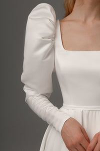 Wedding Dress Donoma with Long Sleeves view 4