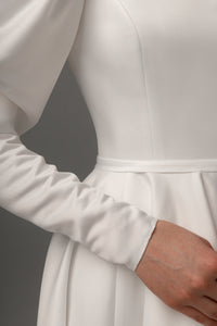 Wedding Dress Donoma with Long Sleeves view 5