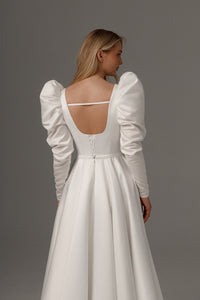 Wedding Dress Donoma with Long Sleeves view 6