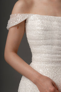 2 in 1 Wedding Dress Elu With Detachable Protea Skirt view 6