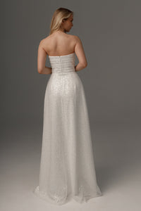 2 in 1 Wedding Dress Elu With Detachable Protea Skirt view 11