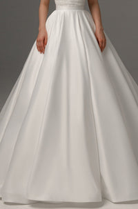 2 in 1 Short Wedding Dress Shiori with Detachable Protea Skirt view 16