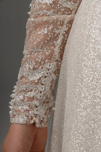 Wedding Dress Sabrina with Long Sleeves view 11