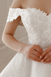 Short Lace Wedding Dress Aditi view 8