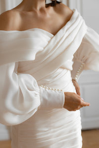 Organza Blouse Audrey with Long Sleeves view 9