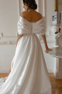 Wedding Dress Acerola with Leg Slit view 8
