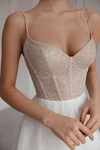 Sparkle Wedding Dress Freya view 2