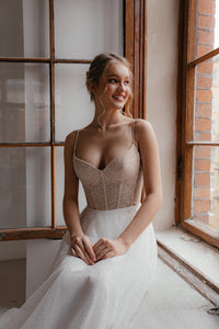 Sparkle Wedding Dress Freya view 9