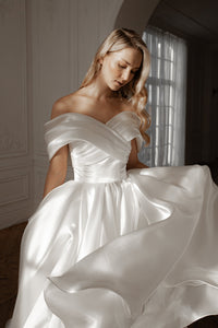 Organza Tea Length Wedding Dress Beatrice view 15