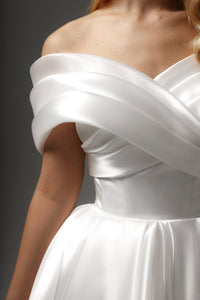 Organza Tea Length Wedding Dress Beatrice view 6