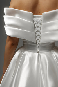 Organza Tea Length Wedding Dress Beatrice view 8