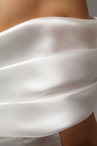 Organza Tea Length Wedding Dress Beatrice view 10