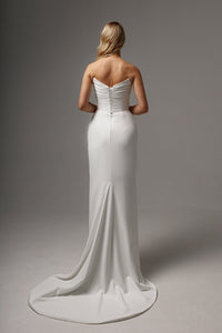 2 in 1 Sheath Wedding Dress Jelena with Detachable Sophia Skirt view 7