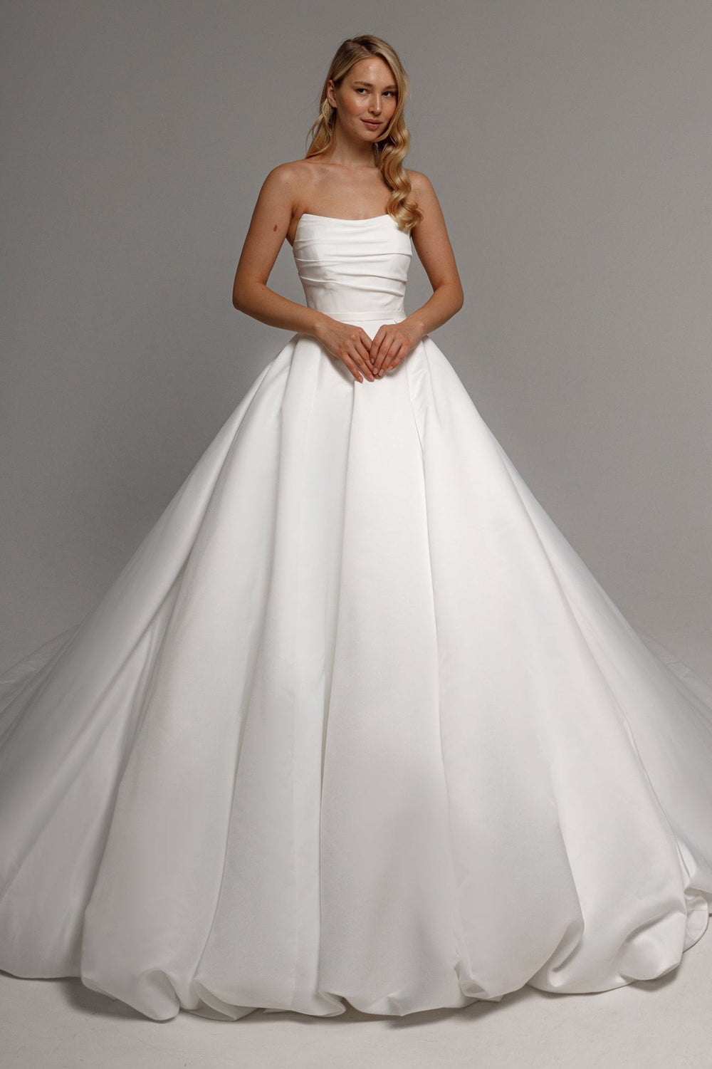 2 in 1 Sheath Wedding Dress Jelena with Detachable Sophia Skirt - VOLAKK