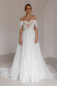 Organza Wedding Dress Asa view 5