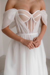 Organza Wedding Dress Asa view 3