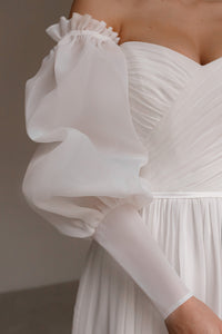 Detachable Puffy Organza Sleeves Annet view 2