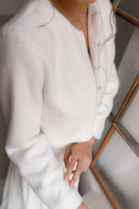 Light Ivory Jacket K - 068 | Ready-to-Ship view 4
