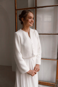 Light Ivory Jacket K - 068 | Ready-to-Ship view 17