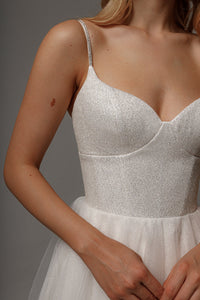 Sparkly Wedding Dress Rakel 2 Midi view 4