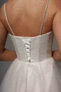 Sparkly Wedding Dress Rakel 2 Midi view 6