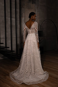 Lace A-line Wedding Dress Toba view 6