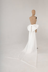 Organza Huge Bow With Train “Audrey” view 9