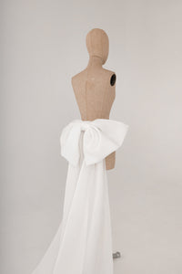 Organza Huge Bow With Train “Audrey” view 10