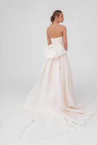 Organza Huge Bow With Train “Audrey” view 5