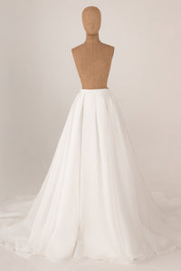 2 in 1 Short Wedding Dress Twilight Muse with Detachable Audrey Skirt view 13