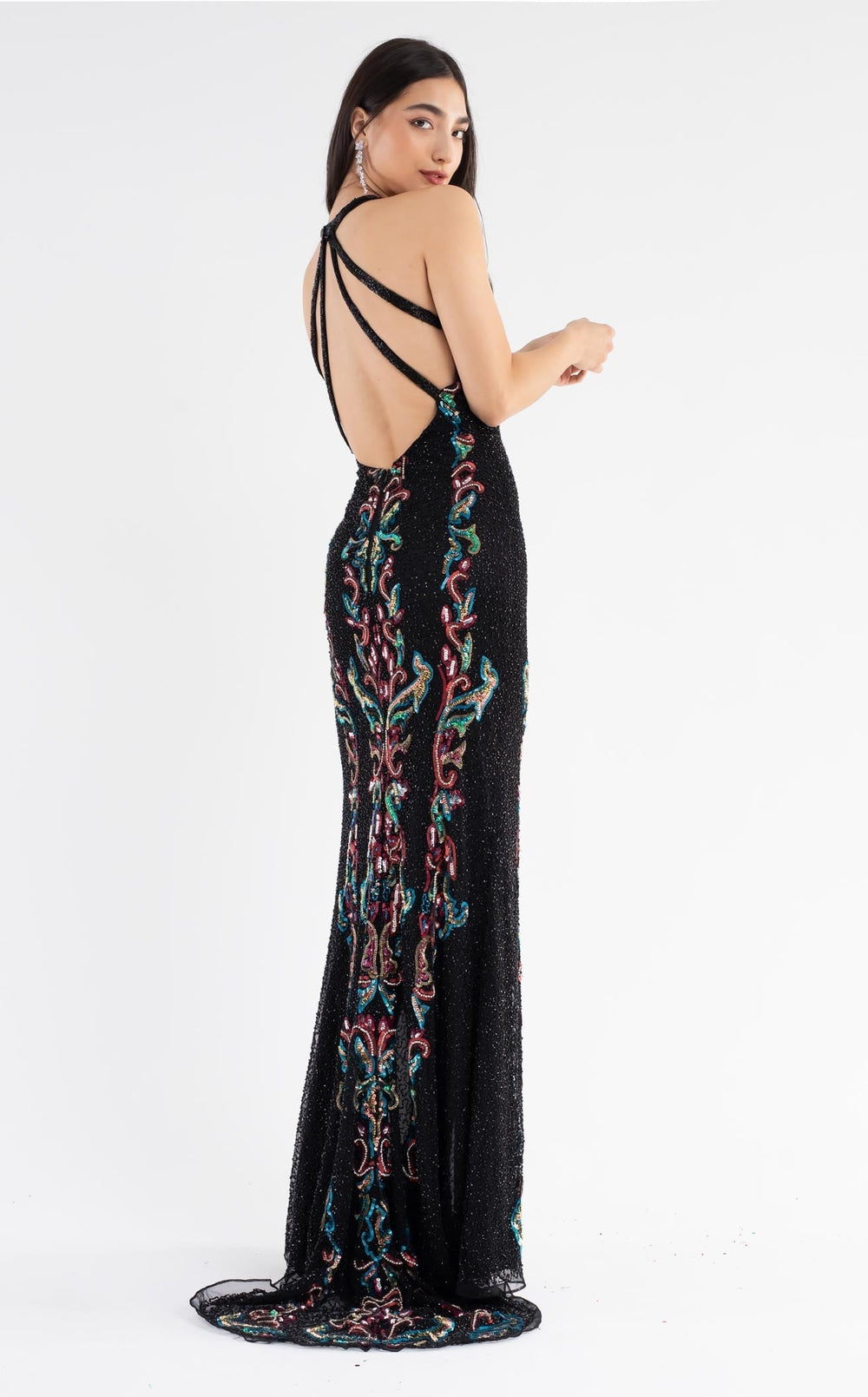 Exquisite Primavera Couture 3742 Dress detail view - VOLAKK