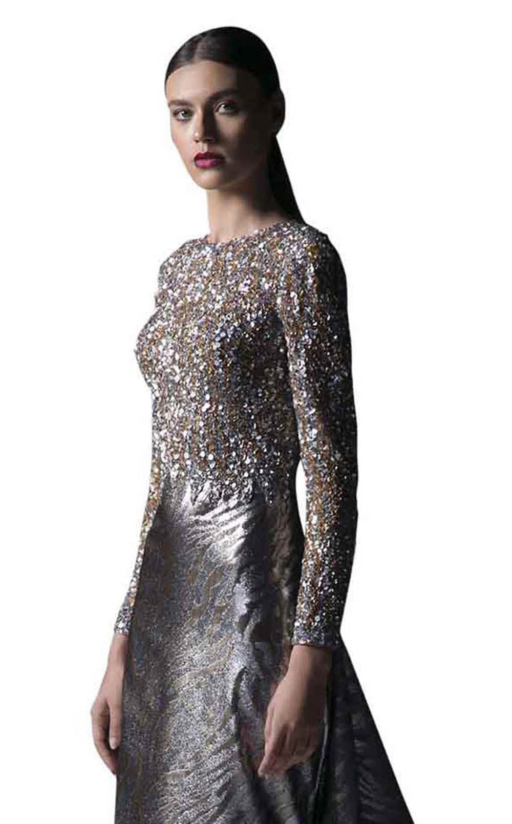 Edward Arsouni Couture SS0374 Dress details - VOLAKK