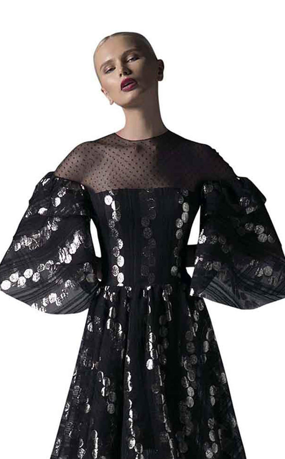 Edward Arsouni Couture SS0380 Dress details - VOLAKK